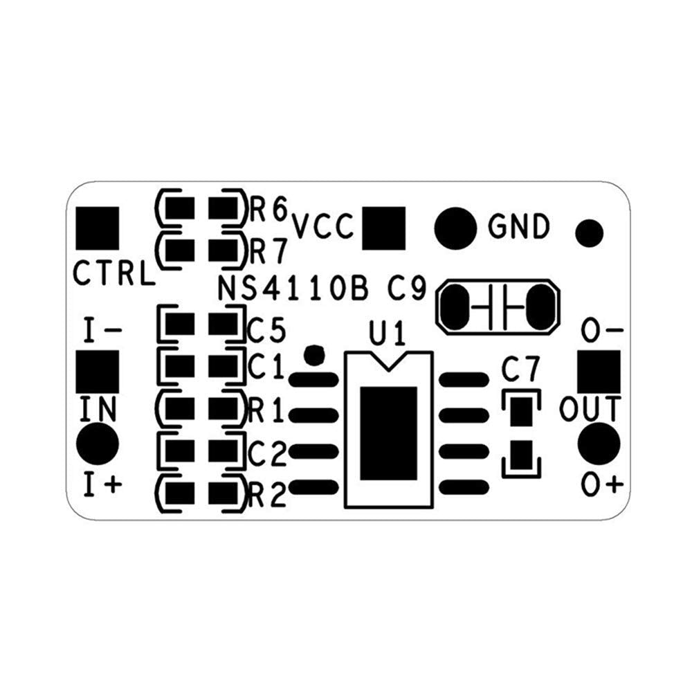 Taidacent NS4110B Differential Power Amplifier Board 18W Digital Class D Class AB AMP 6V Audio Amplifier
