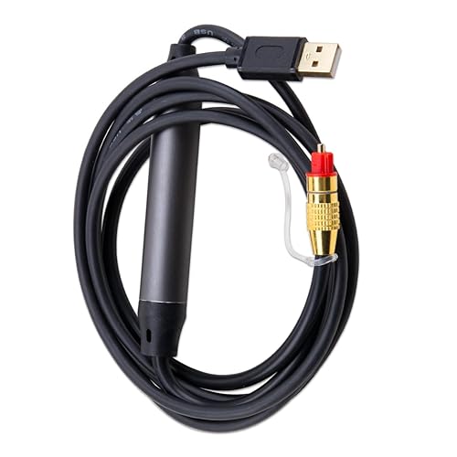 ZORZA 1Pcs Plug-and-Play USB to Optical Audio Adapter Cable Unidirectional USB A Male to SPDIF Port Converter Cord for Laptops Desktops Speakers