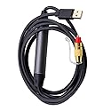 ZORZA 1Pcs Plug-and-Play USB to Optical Audio Adapter Cable Unidirectional USB A Male to SPDIF Port Converter Cord for Laptops Desktops Speakers