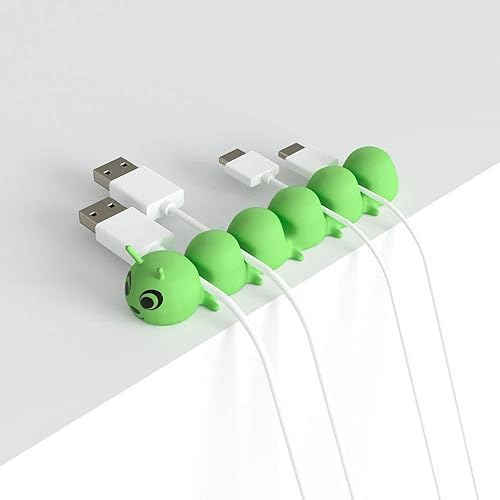 Cable Clips - Cord Organizer - Cable Management - Cable Organizer Desk Organizer for Home Office Desk Car, Cubicle, Nightstand, Self Adhesive Cord