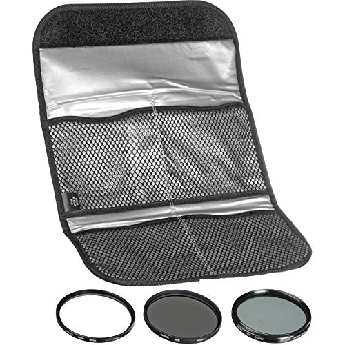 Hoya 46mm 3 Digital Slim Filter Set II (HMC UV/Circular Polarizer / ND8) with Pouch