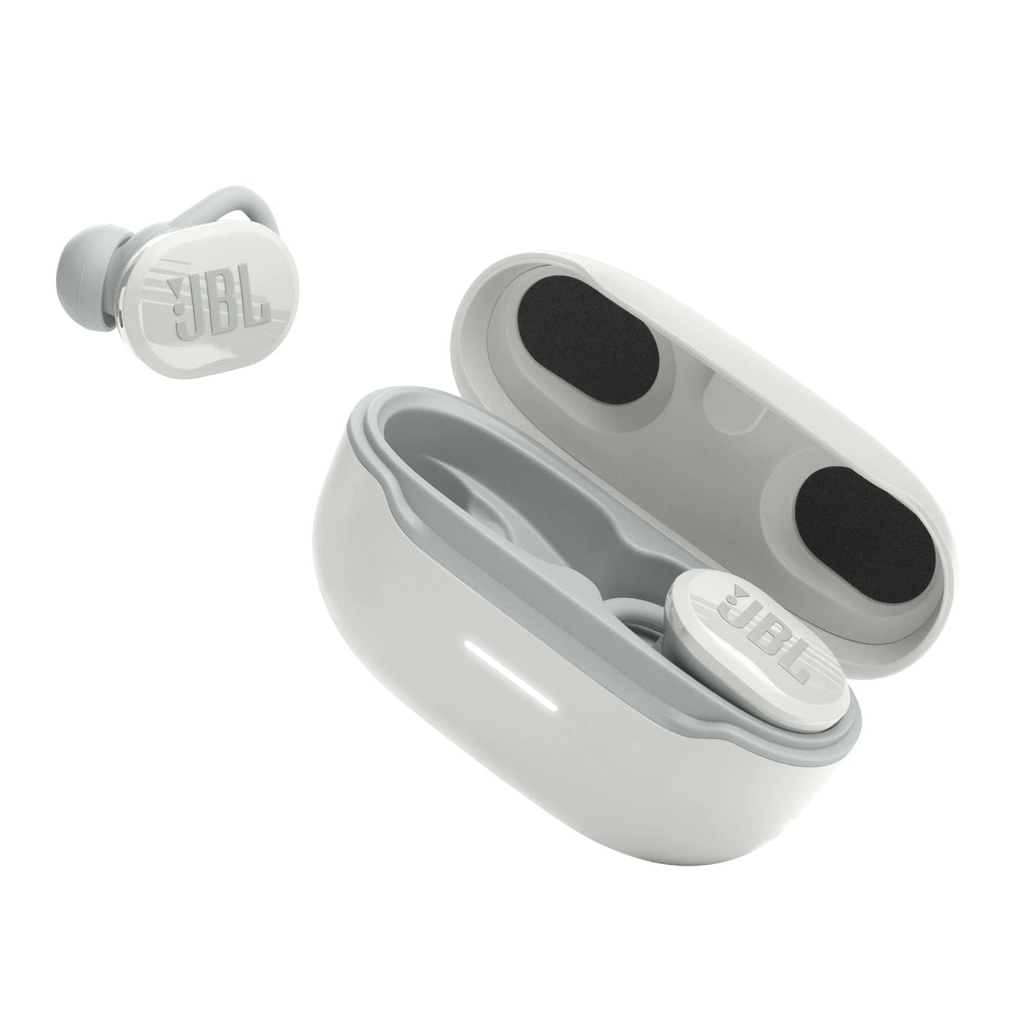 JBL JBLENDURACEWHTAM-Z Endurance Race Waterproof Wireless Sport Earbuds White - Certified (Renewed)