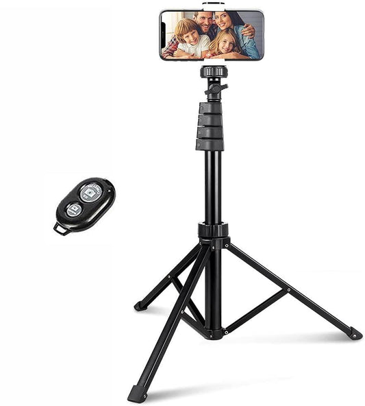 Tripod Selfie Stick Wireless Monopod Compatible with Google Pixel 9 Pro XL, Remote Shutter Built-in Self-Portrait Extendable Stand