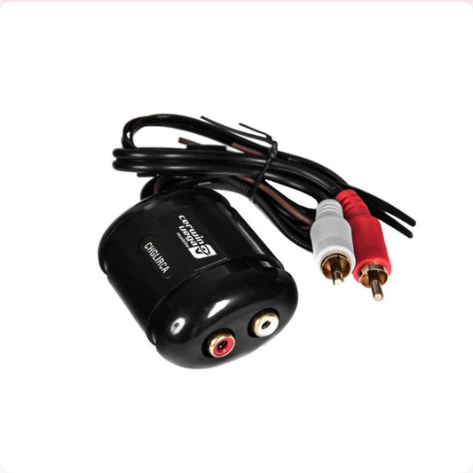 Cerwin Vega HED Series Ground Loop Isolator - RCA Input/Output, Car Stereo Audio Line Driver, Speaker Noise Filter, Compact Accessory for Enhanced Sound Quality CHGLIRCA