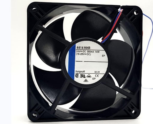 4414HHR DC 24V 580MA 14W 4000RPM 149.34CFM 56DB 120X120X38MM 2-Wire Cooling Fan