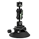 Tilta Universal Action Camera Car Mounting Kit - 4.5in Powerful Suction Cup Mount with Mini Articulating Arm - Compatible with GoPro Hero 11, DJI