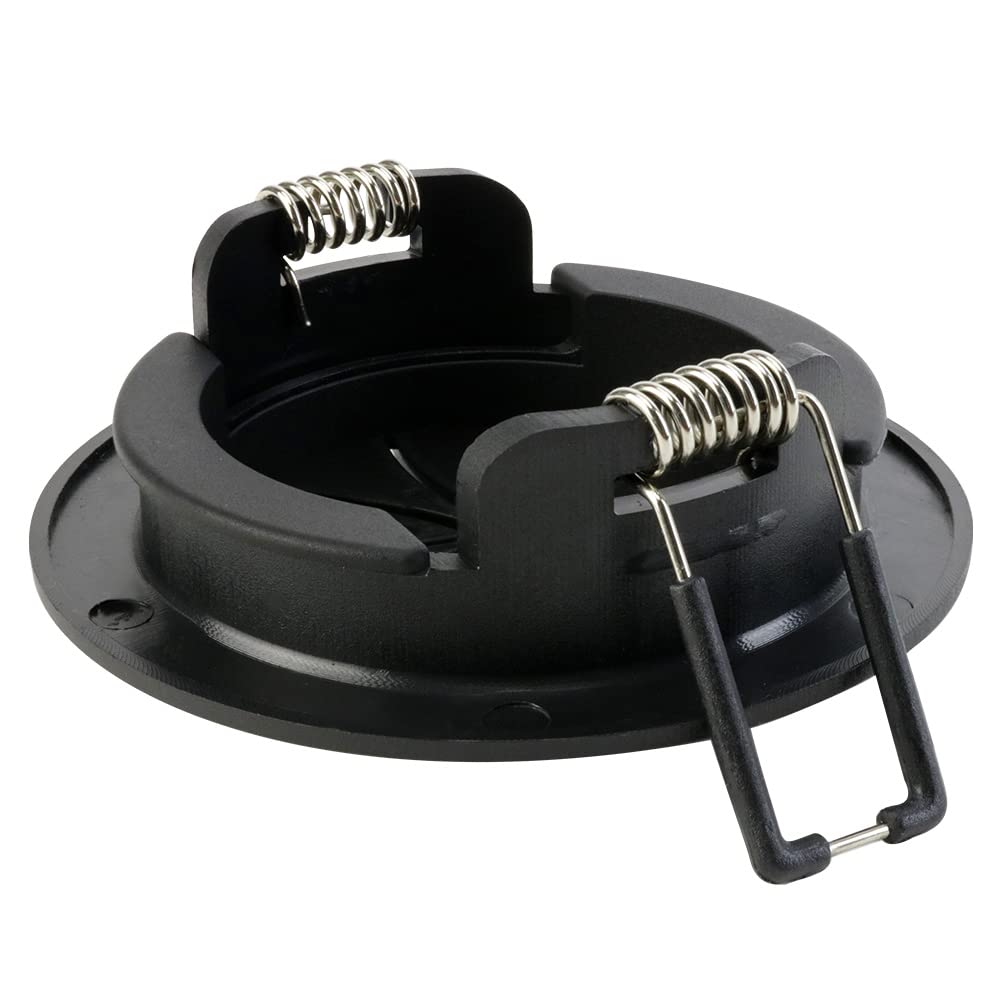 Construct Pro Speedy Spring-Lock Cable Pass Through Port, 2 inch Inner Diameter, Black CON6061SPZ