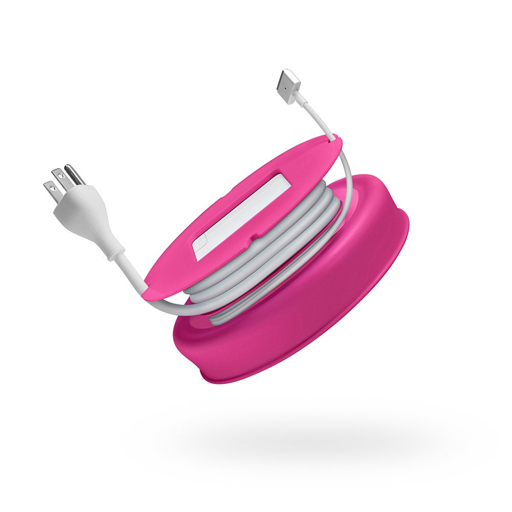 Quirky Powercurl V2 POP 45W Wire Organizer, Pink (PPRCP-45PK)