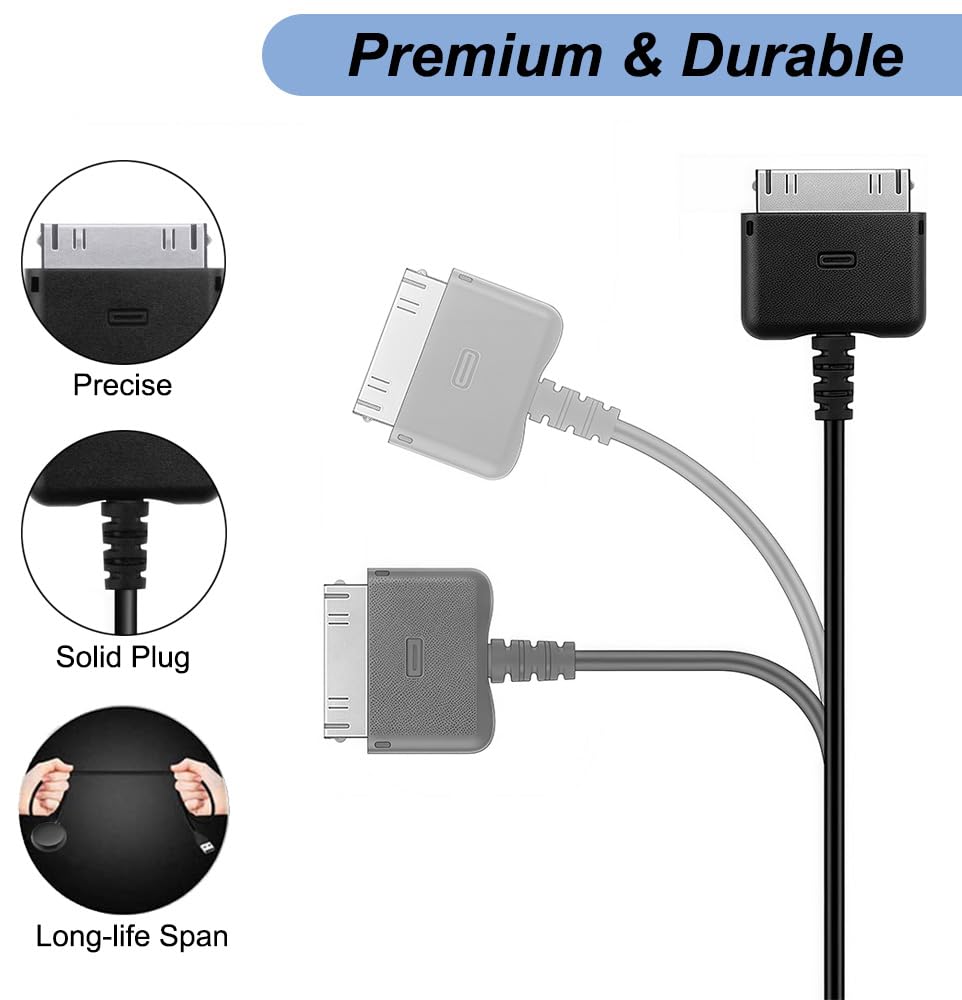 Emilydeals Charger for Nook Tablet, Replacement USB Charging Data Cable Cord for Barnes & Noble Nook HD 7/HD+ 9, BNRV400, BNTV400, BNTV600 Tablets