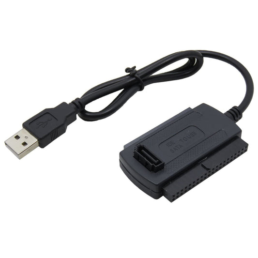 BUBUCAM USB 2.0 to IDE SATA Adapter Converter Cable for 2.5 3.5 Inch Hard Drive Drives HDDs SSDs IDE and SATA Adapter Cable