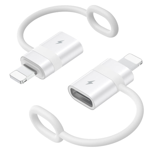 MoKo USB C to Lightning Adapter with 36W PD Fast Charging, USB-C Female to Lightning Male Adapter for iPhone 14/13/12/11/iPad/iPod/AirPods…