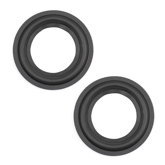 Fielect 3.5inch/84mm Speaker Rubber Edge Surround Rings Replacement Parts for Speaker Repair or DIY 2Pcs