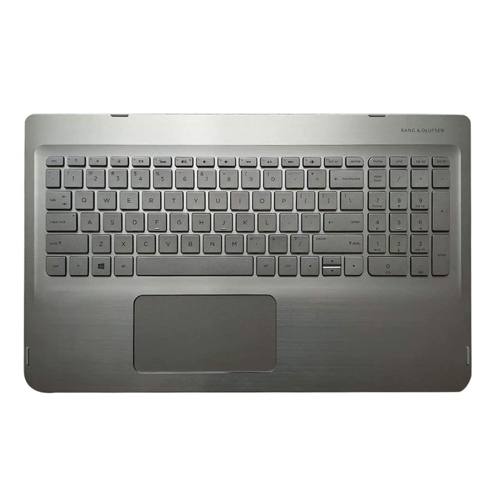 Laptop Replacement Keyboard fit HP Envy M6-W102DX 798954-001 US Layout with Palmrest Cover Case TouchPad C Shell
