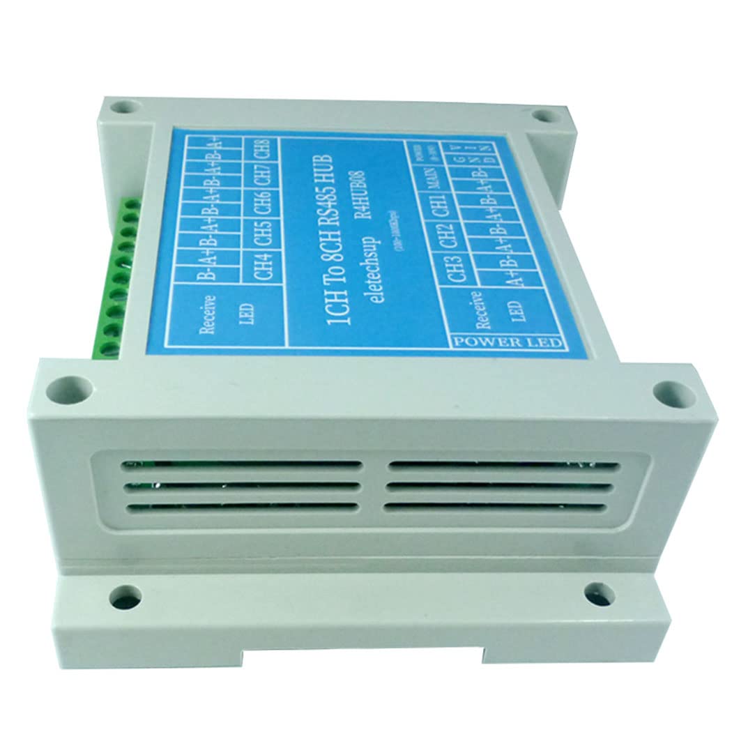 8 Port RS485 Hub Industrial Grade 485 Bus Repeater Serial Port Signal Amplifier