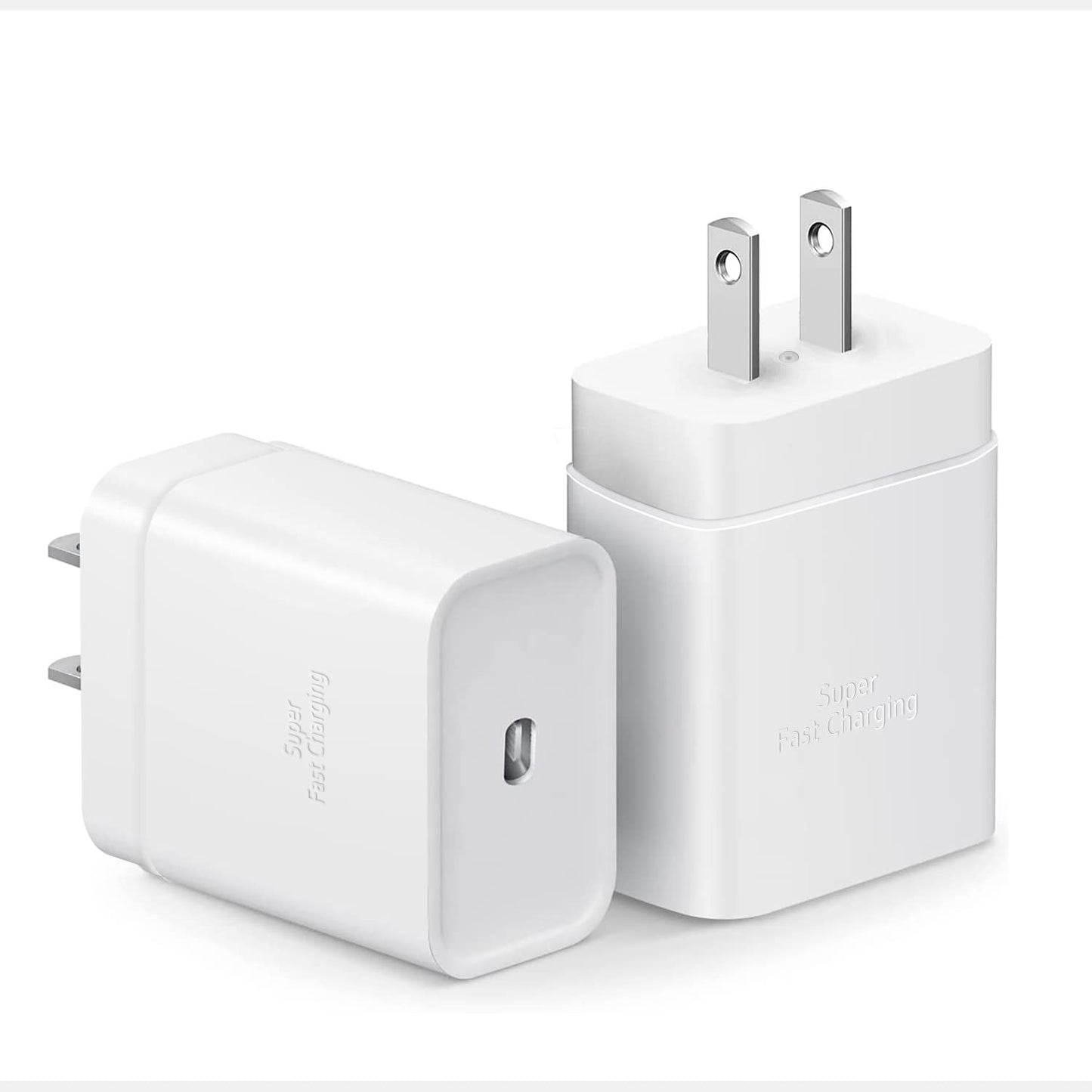 25W USB-C Power Adapter Charger - 2 Pack Type C Fast Charger Compatible with Samsung Galaxy S26 Ultra/S26/S26+/S25 Ultra/S25/24 Ultra/S24/S23