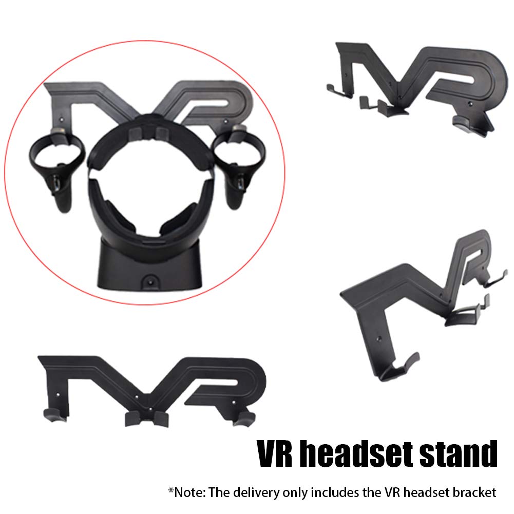 CALIDAKA VR Headset Stand, Black, Portable Electronic Device Stand, Compatible with Headphones