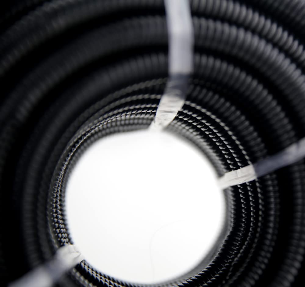12vMax - 1/2" inch Split Loom roll of 50ft Cable Shielding Sleeve Plastic high-Temperature Cover for Electrical Industrial