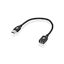 IOGEAR USB 3.0 Extension Cable Male to Female 12-Inch, G2LU3AMF