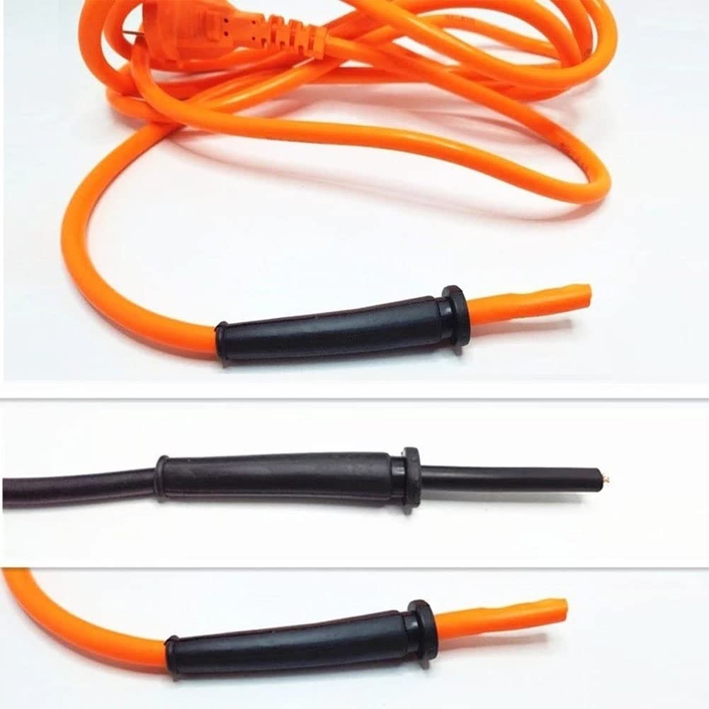PZRT 3pcs Cord Boot Protector Power Cable Protective Sleeve Cable Sleeve Hose for Dia. 7/9/10mm Wire