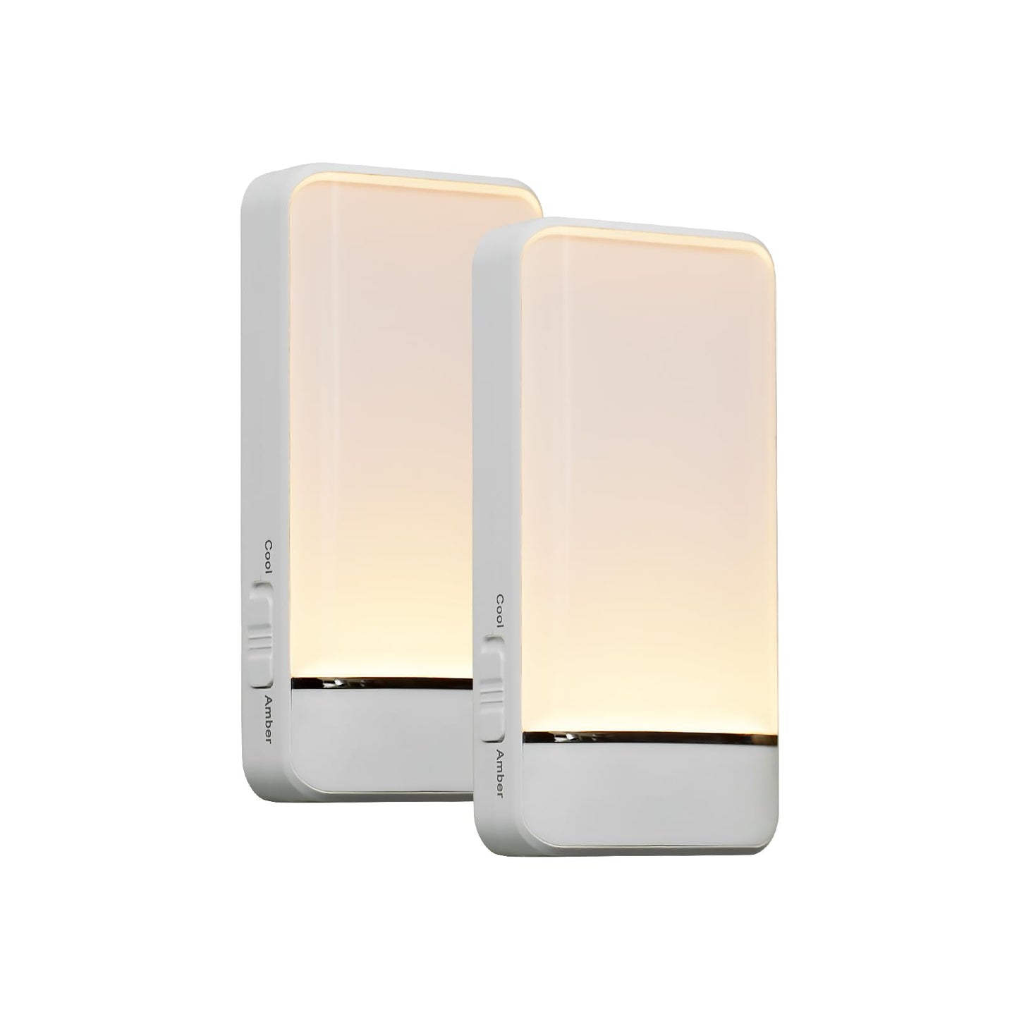 Dawnrise Night Lights Plug into Wall, Invisible Motion Sensor Night Light, Soft Warm or Cool White Selectable, Brightness Adjustable, LED Night Lights