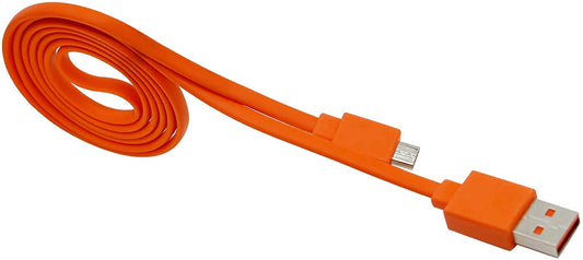 Aquelo USB Fast Power Charger Charging Cable Cord for JBL Wireless Bluetooth Speaker Earphone Headphone Headset Micro-USB, 3.3FT & Orange