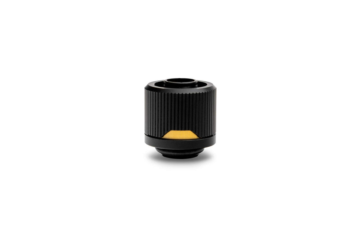 EKWB EK-Quantum Torque STC-10/16 Compression Fitting for Soft Tubing, 10/16mm (3/8" ID, 5/8" OD), Black, 4-Pack