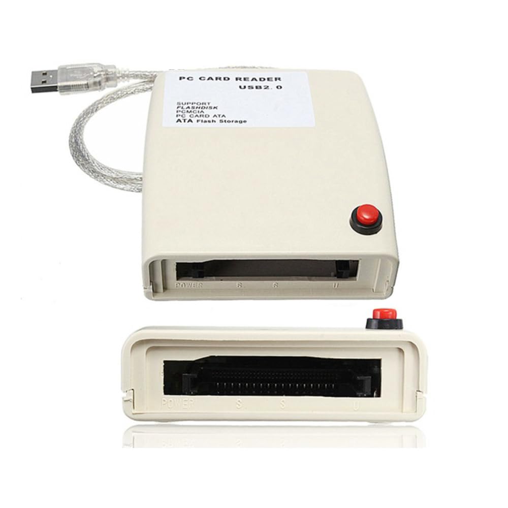SPENFiLY ATA PCMCIA Memory Card Reader Card 68PIN Card - Plug and Play, Hot Swap USB 2.0 Supports 20MB-20G PC Card/ATA Reader