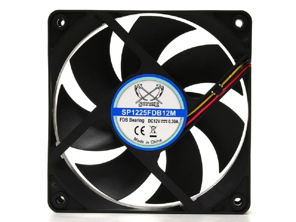 SCYTHE Kama Flow 2 EX-FDB 120mm Quiet Case Fan, 3-Pin 1400 RPM