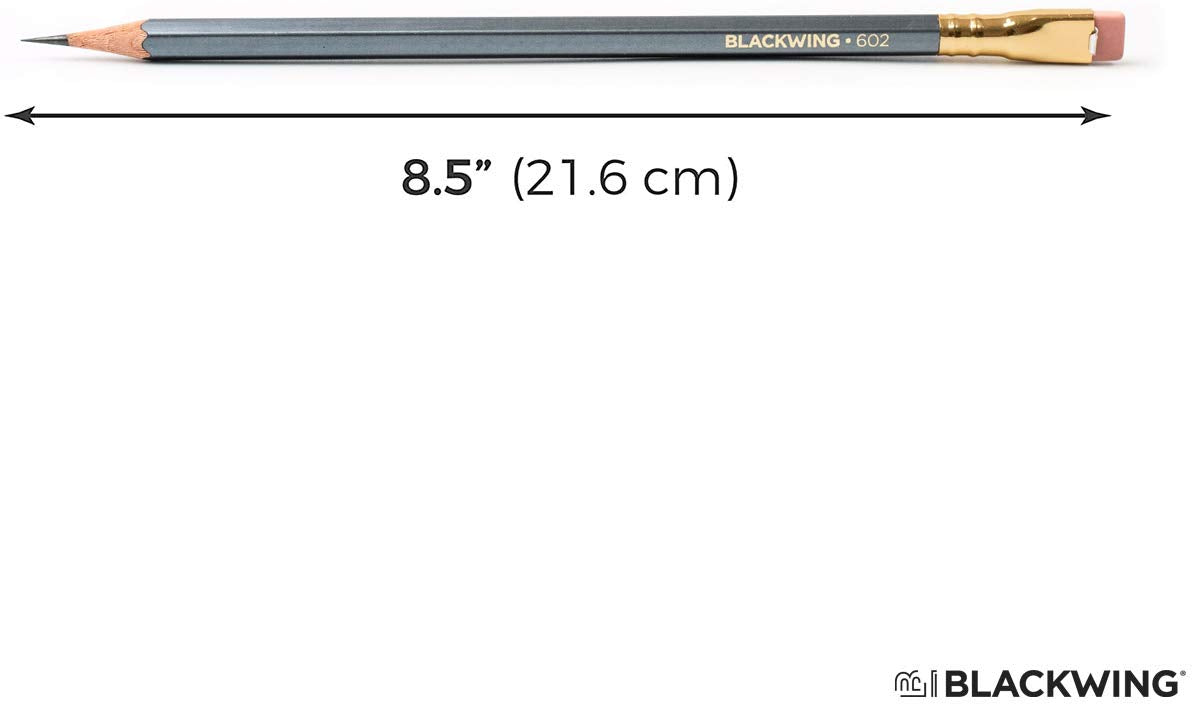 Blackwing Palomino 602-12 Count Pencils with Heritage, Gray