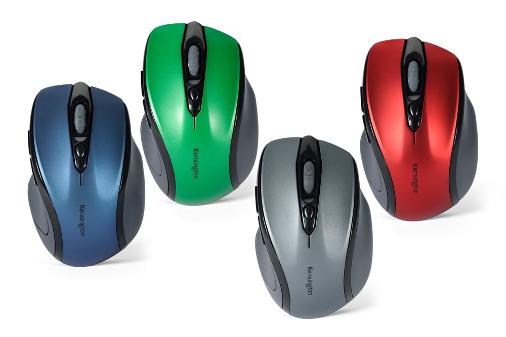 Kensington Pro Fit Mid-Size Wireless Mouse, Ruby Red (K72422AM)