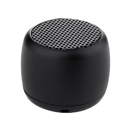 acoolstore Mini Bluetooth Speaker, subwoofer, Small Steel Cannon, Outdoor Portable Speaker (Black)