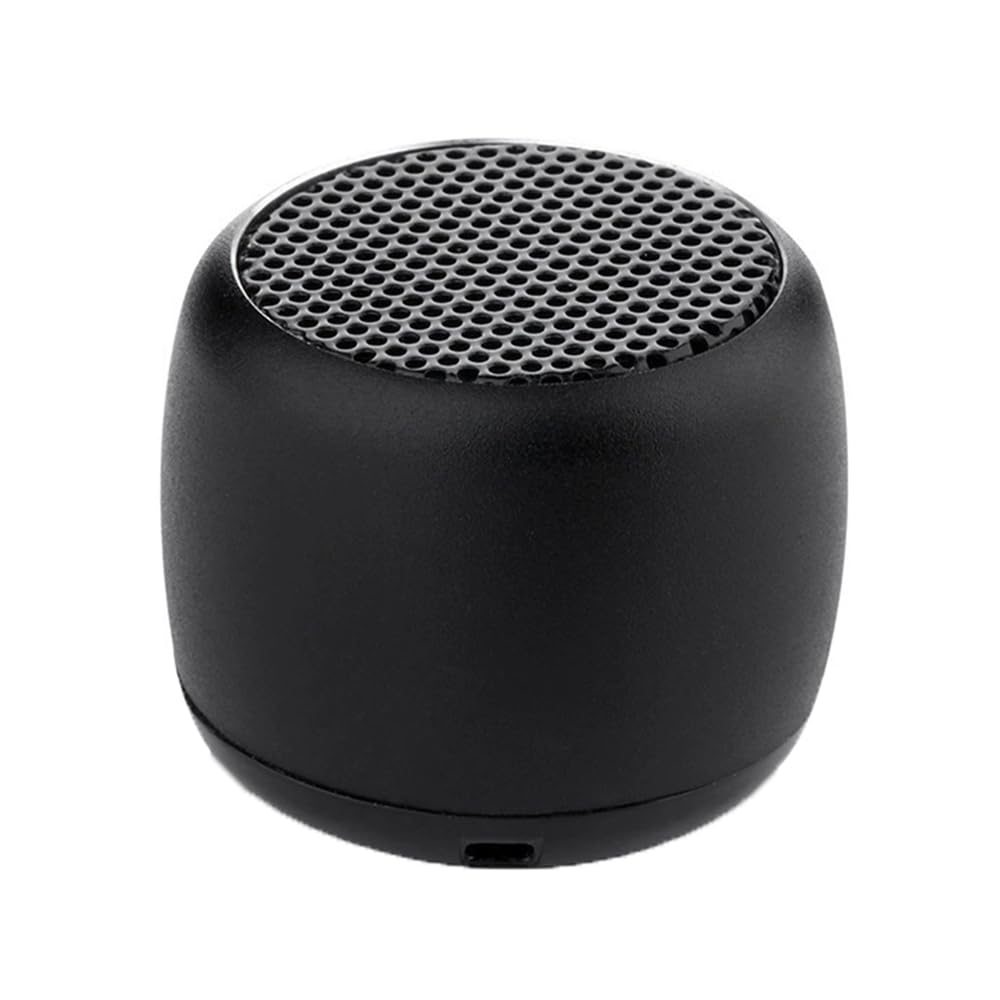 acoolstore Mini Bluetooth Speaker, subwoofer, Small Steel Cannon, Outdoor Portable Speaker (Black)
