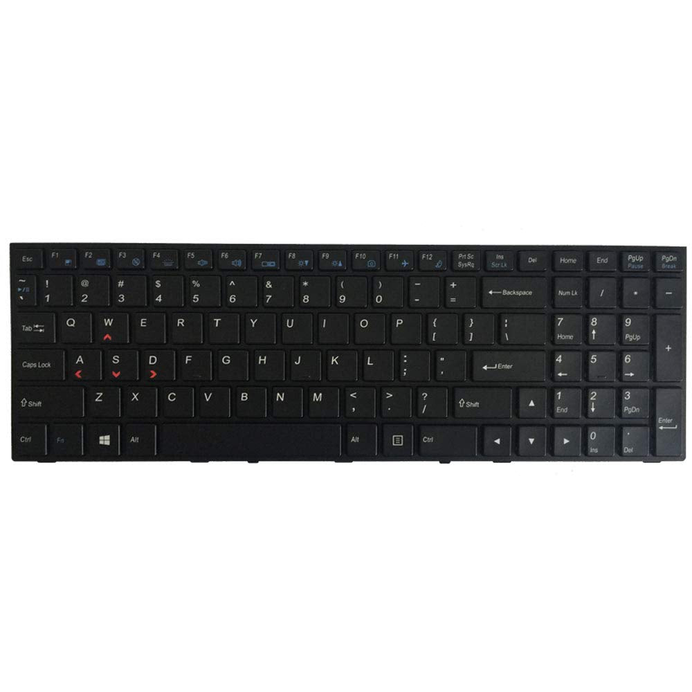 New Laptop Replacement Gaming Keyboard for Clevo Sager P650 P650SE P655SE NP8652 NP8650 NP8670 NP8671 MP-13H83USJ430B 6-80-P6500-013-1 US Layout