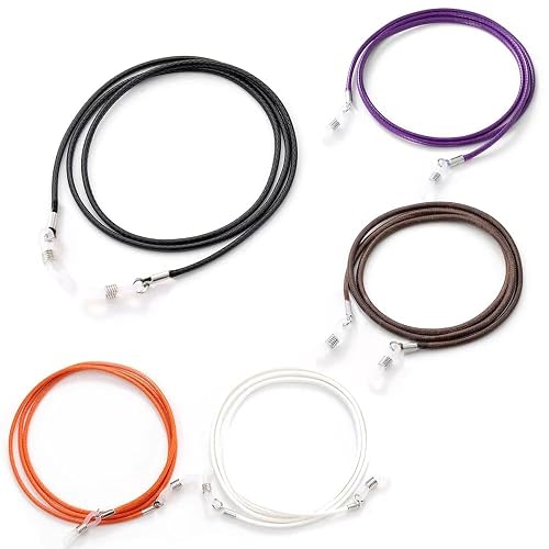 JuxLux 5 Pack Wireless Earbuds Anti-Lost Straps Loop Holder Sports Lanyard Anti-Lost Neck Cord for Samsung Galaxy Buds 3 Pro Apple AirPods Anker