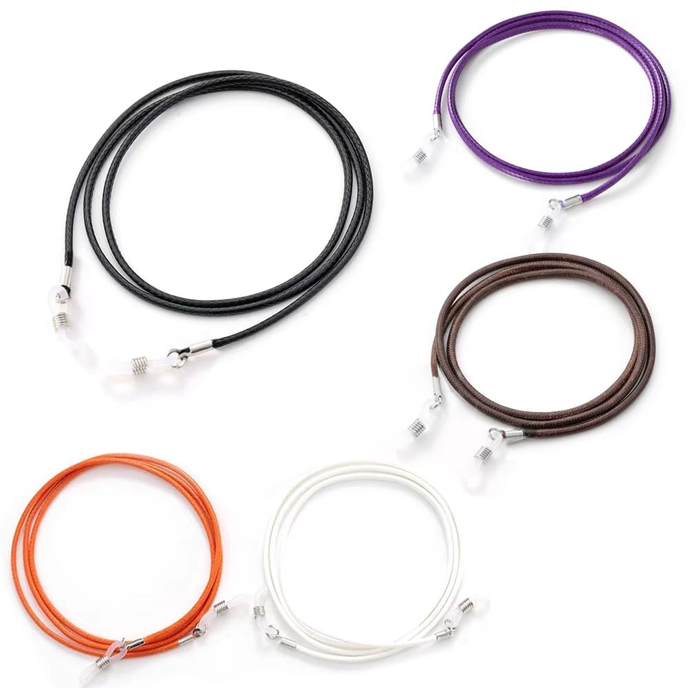 JuxLux 5 Pack Wireless Earbuds Anti-Lost Straps Loop Holder Sports Lanyard Anti-Lost Neck Cord for Samsung Galaxy Buds 3 Pro Apple AirPods Anker