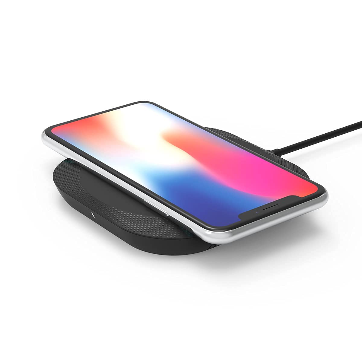 PureGear, 15W Qi-Certified Fast Wireless Charging Pad for Galaxy S21,S20,S10,S9,S8,Note 20,10. iPhone 12, 12Pro, 12 Pro Max, SE, 11, 11Pro, 11Pro Max