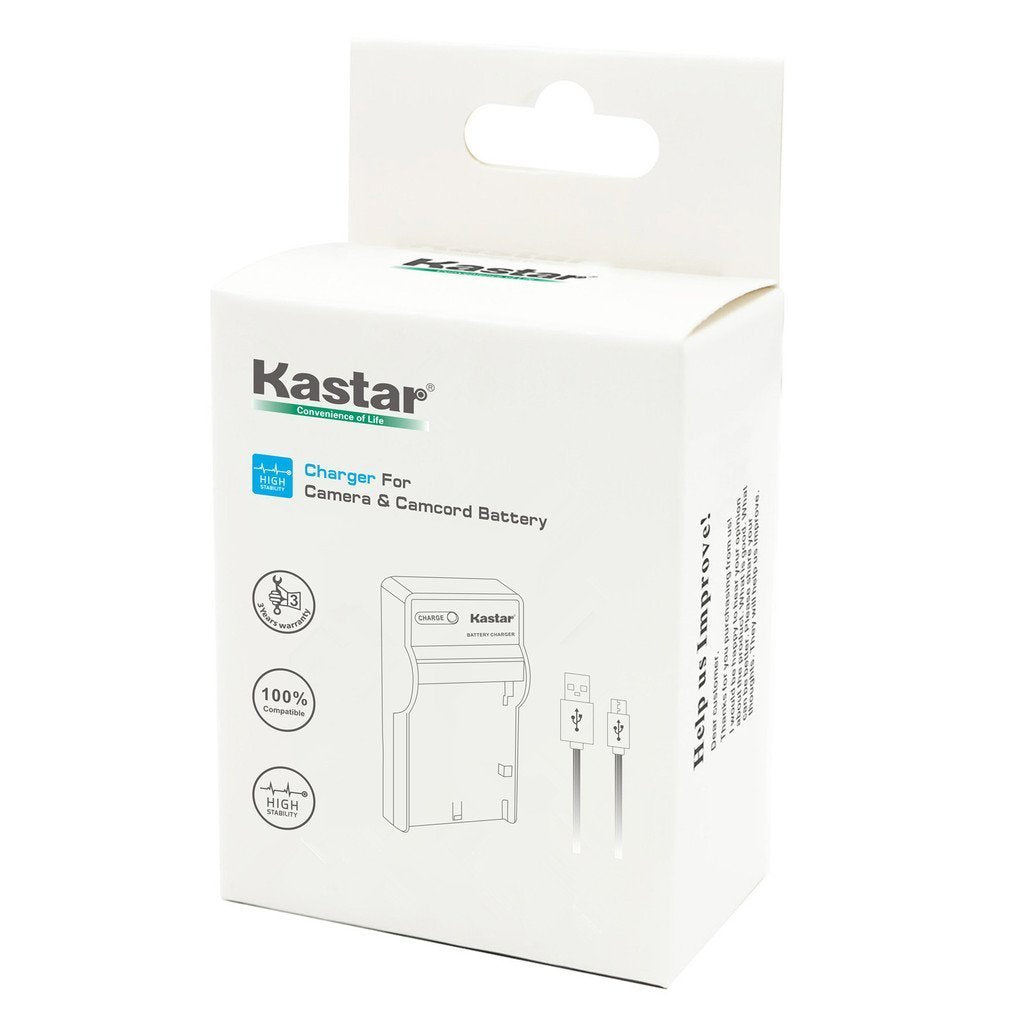 Kastar Slim USB Charger for Samsung SLB-0937 SLB0937 0937 Battery, Samsung Digimax L830, Samsung Digimax L730, Samsung Digimax i8 Digital Cameras