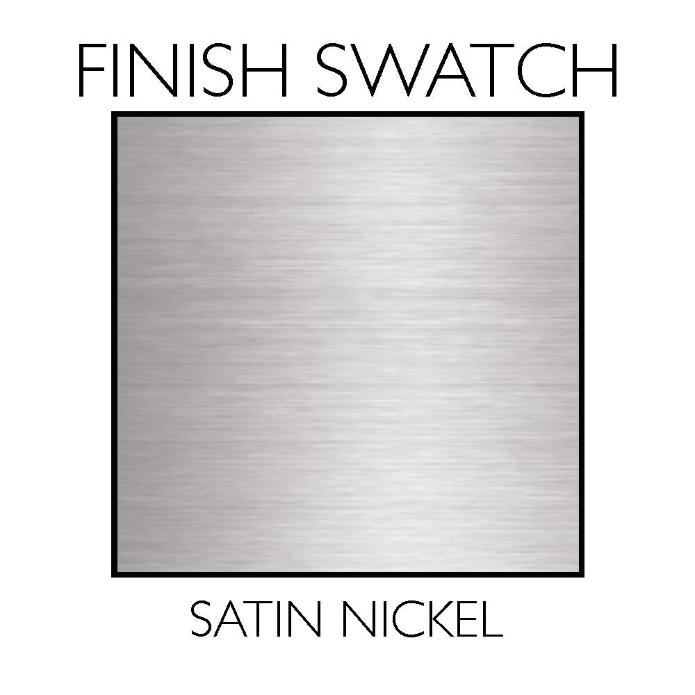 Design House Village Traditional 1-Light Indoor Dimmable Wall Sconce, Frosted Flute Glass, Twist On/Off Switch, Bathroom Bedroom Hallway, Satin
