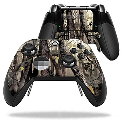 MightySkins Skin Compatible with Microsoft Xbox One Elite Controller - Tree Camo | Protective, Durable, and Unique Vinyl Decal wrap Cover | Easy