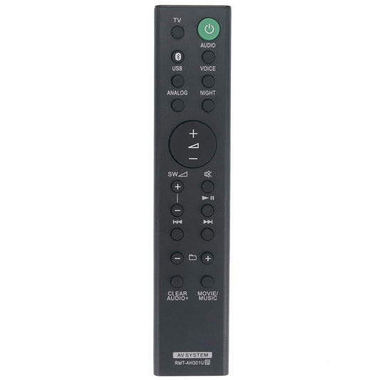 RMT-AH301U Soundbar Replacement Remote Control Applicable for Sony HT-MT300 HT-MT301 HT-MT300/B HT-MT300/W HTMT300 HTMT301 Sound Bar