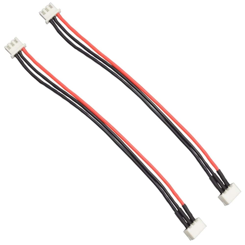 Yiqigou 10pcs 15cm JST-XH 2S 3S 4S 5S 6S Balance Charger Silicone Wire Extension Cable JST-XH 2S 3Pin Connector Adapter Plug Wire Balance Extension