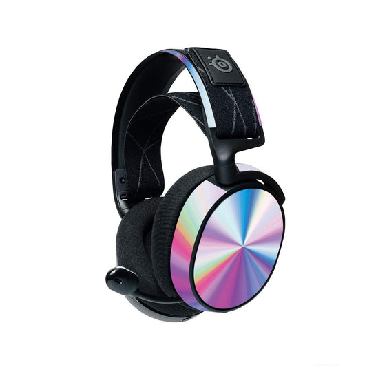 MightySkins Compatible with Steelseries Arctis 7 Gaming Headset (2019) - Rainbow Zoom | Protective, Durable, and Unique Vinyl Decal| Easy to Apply
