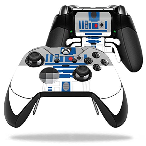 MightySkins Skin Compatible with Microsoft Xbox One Elite Controller - Cyber Bot | Protective, Durable, and Unique Vinyl Decal wrap Cover | Easy