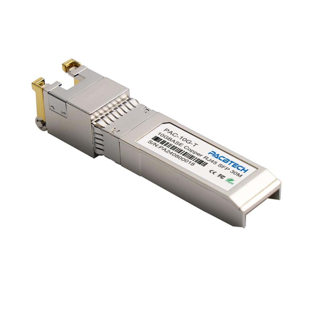 ??????????????-?? ??????+ ???? ????-???? ??????????????????????, 10Gbe SFP+ Copper Ethernet CAT6a Module, for Cisco SFP-10G-T-S, Ubiquiti UniFi, Fortinet, and More