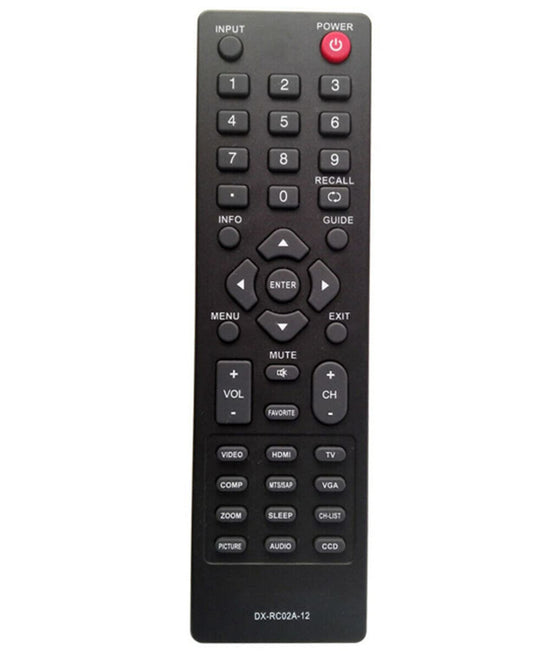 DX-RC02A-12 Replace Remote Control for DYNEX LCD TV DX-26L100A13 DX-32L100A13 DX-37L130A11DX-40L130A11 DX-15L150A11 DX-19L150A11 DX-22L150A11