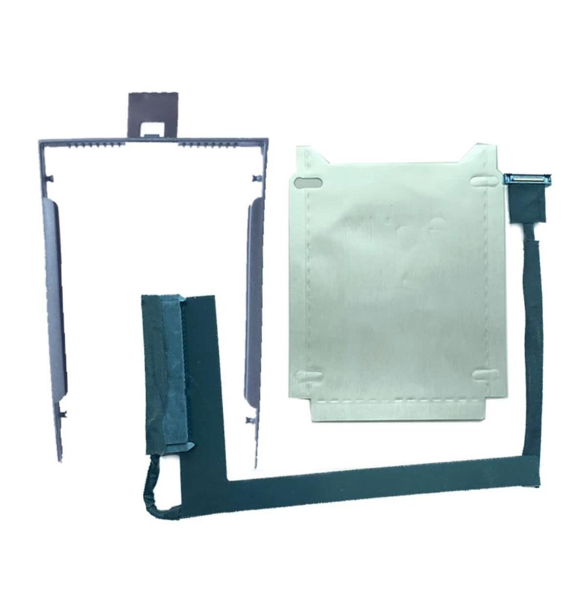 Fleshy Leaf SATA Hard Drive Caddy Bracket Tray with SSD HDD Cable Holder Tin Foil Replacement for Lenovo Thinkpad P52 EP520 DC02C00CR10