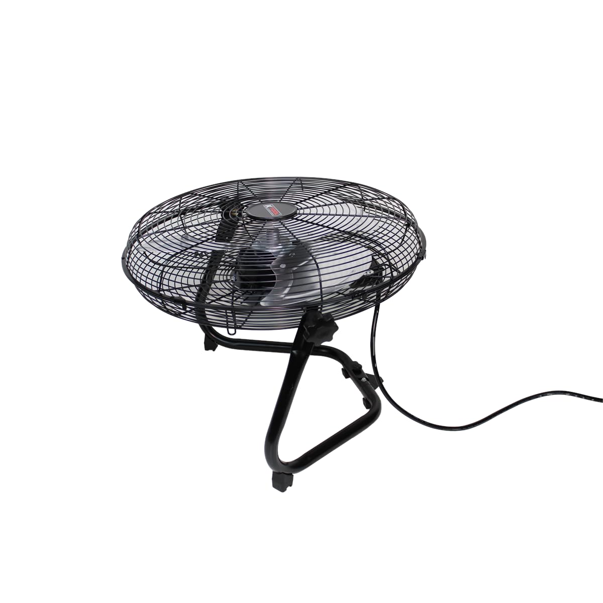 K Tool International 77721; 18” Floor Fan; Commercial, Residential, and Industrial Use, 3 Speed High Velocity Motor, Multiple Angle Tilt for Various