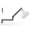TODI Mic Stand Desk, Heavy Duty Boom Arm Bear 4.5LBS with Extension Riser, Adjustable Microphone Stand Desk, All Metal Mic Arm Desk Mic Stand with