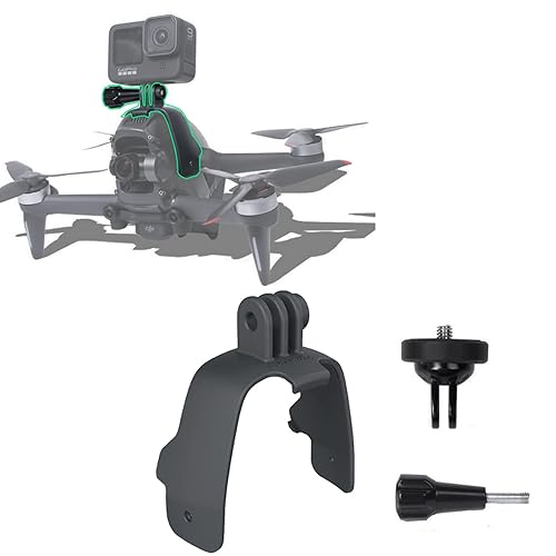 Honlyn Mounting Adapter Bracket Compatible with DJI FPV Mount Bracket Searchlight Gopro Pocket 2 Camera Drone Accessories