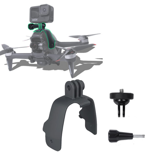 Honlyn Mounting Adapter Bracket Compatible with DJI FPV Mount Bracket Searchlight Gopro Pocket 2 Camera Drone Accessories